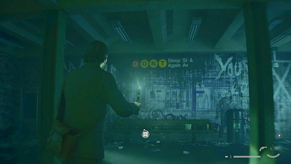 Alan Wake 2: dónde encontrar el mapa de la estación de metro

