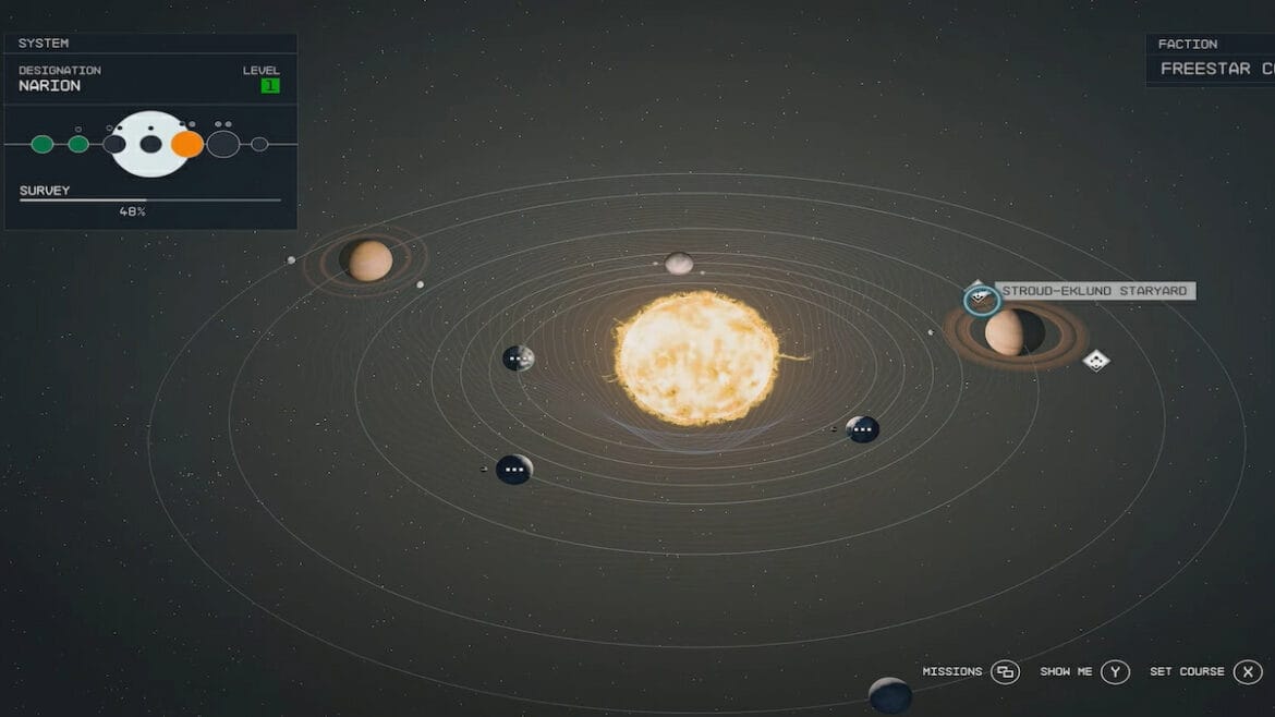 Starfield: dónde encontrar Stroud Eklund Staryard


