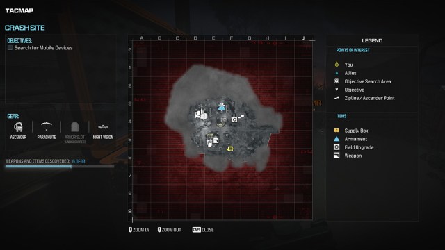 CoD MW3: todas las ubicaciones de armas y elementos del lugar del accidente 25