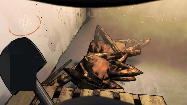 Una araña búnker muerta.