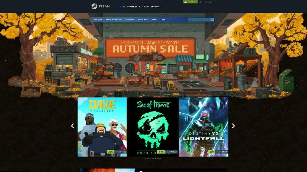 Las mejores ofertas de rebajas de otoño de Steam (Black Friday 2023)

