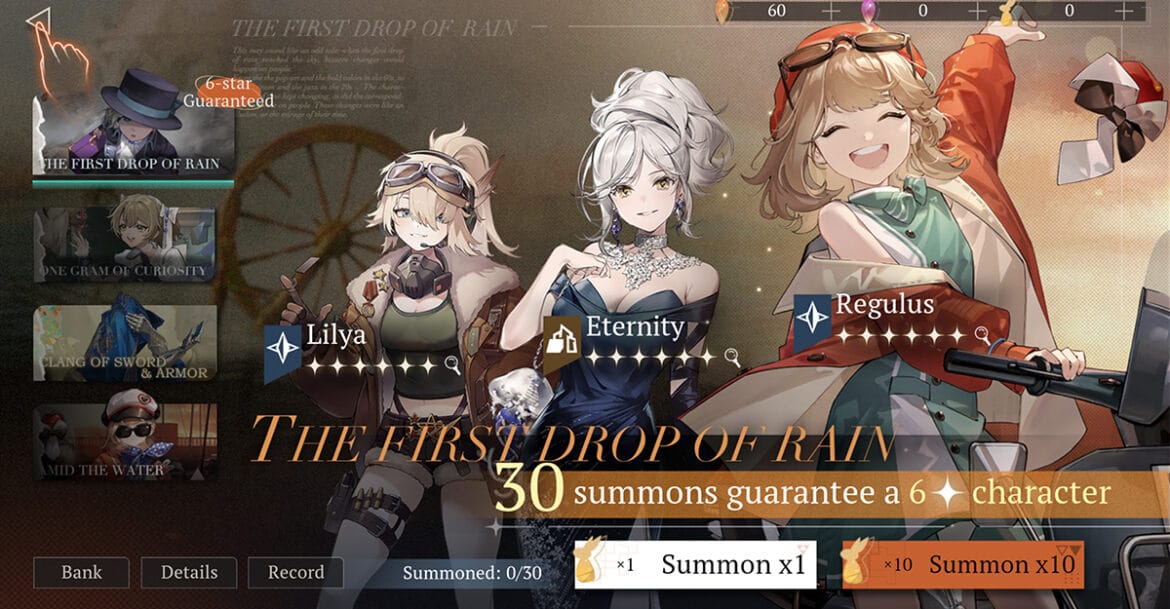 Reverso de 1999: Lista de niveles de mejores personajes 

