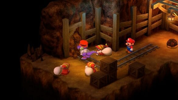 Super Mario RPG: Cómo atrapar a Croco en las minas de Moleville

