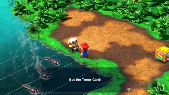 Super Mario RPG: Solución del rompecabezas de la segunda canción de Melody Bay Tadpole

