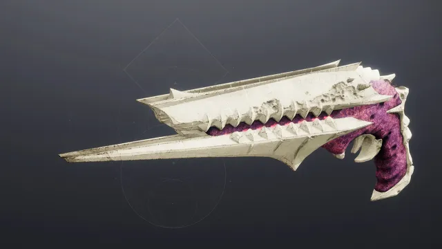 Una vista lateral del cañón de mano Bane de Zaouli.