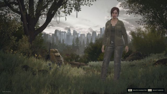 El jugador cargando en un servidor.