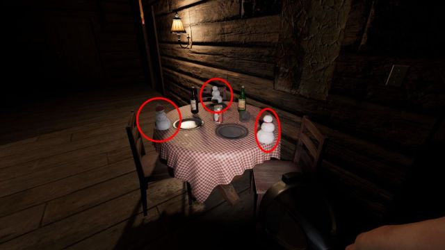 Evento navideño de Phasmophobia 2023 Guía de ubicaciones de muñecos de nieve bailando en Grafton 28