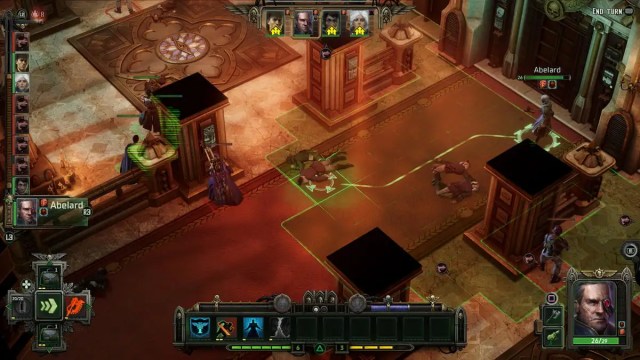 Guerrero preparándose para una carga en Warhammer 40k Rogue Trader