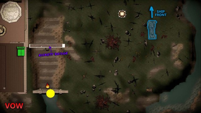 Mapa de ubicación del registro de Sigurd de la luna del voto