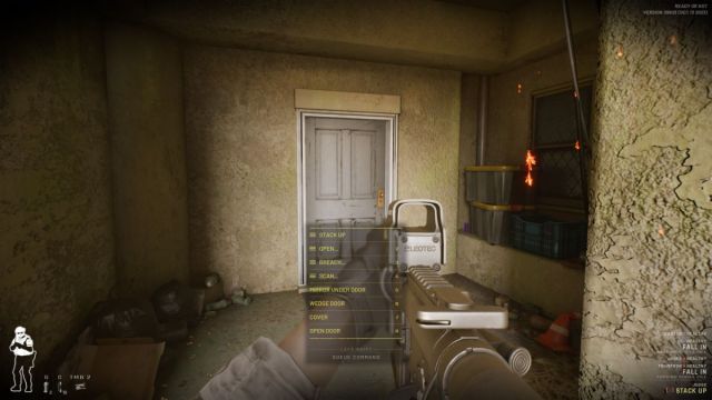 El menú de comandos de la IA en Ready or Not