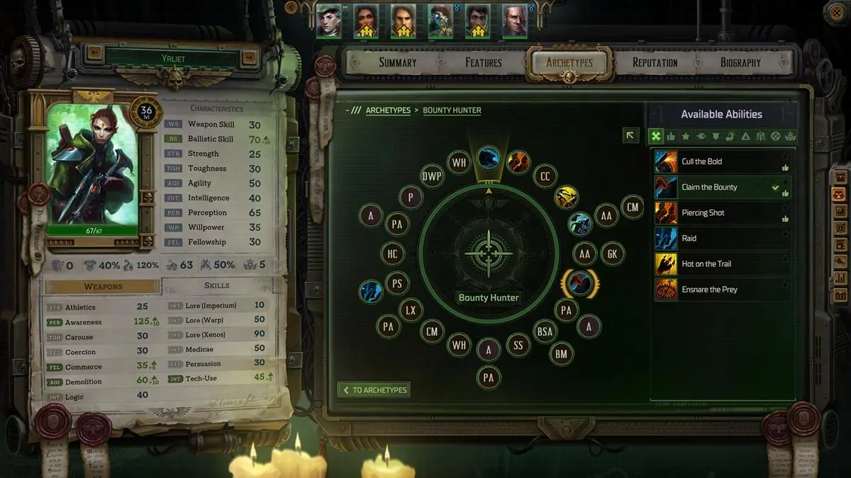 Warhammer 40K: Rogue Trader: la mejor guía de construcción de Yrliet 10