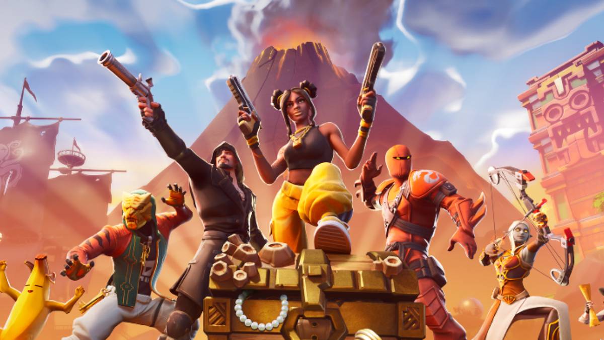 Arte de portada de la temporada 8 del Capítulo 1 de Fortnite.