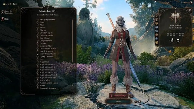 Lista de hazañas bárbaras en Baldurs Gate 3.