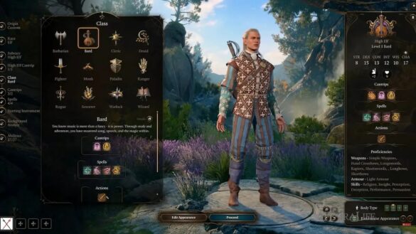 bard in baldur