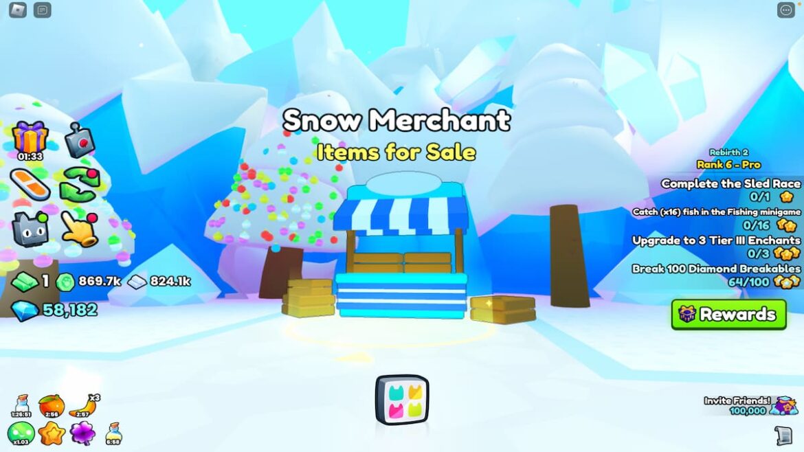  ¿Qué hace el lanzador de bolas de nieve en Pet Simulator 99?  – roblox
