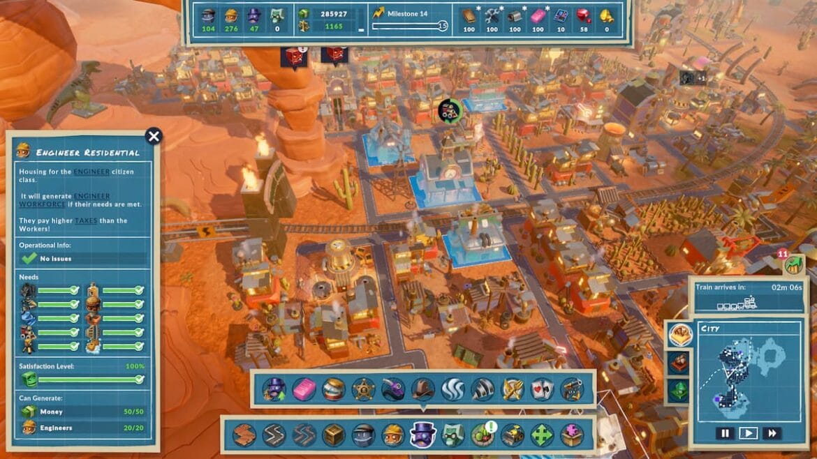 SteamWorld Build: Cómo mantener felices a los trabajadores

