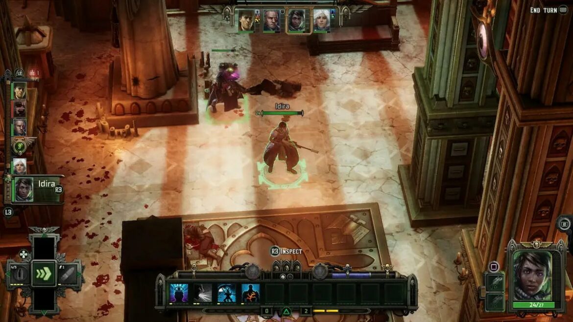 idira taking aim in warhammer 40k rogue trader