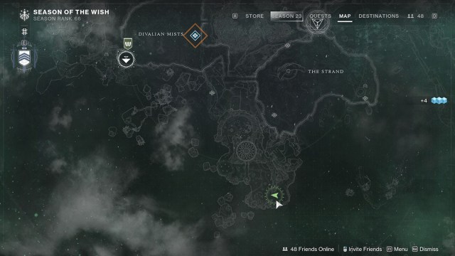 Ubicación del segundo gusano en el Jardín de Esila