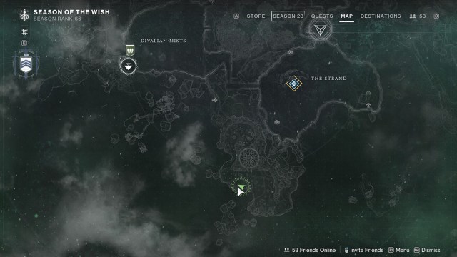 Ubicación de un gusano cerca de un árbol en los Jardines de Esila