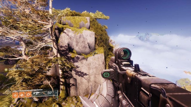 Otro gusano en una roca cerca de los acantilados del sur de los Jardines de Elisa.