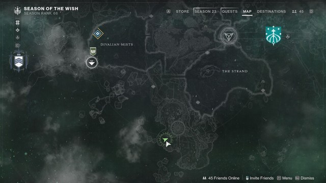 Un gusano localizado en el mirador occidental de los Jardines de Esila