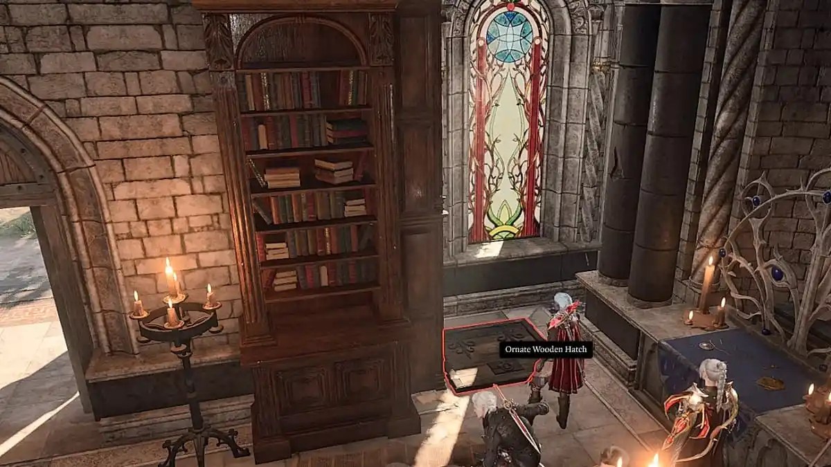 El grupo se cuela para robar el amuleto del devoto en Baldurs Gate 3.