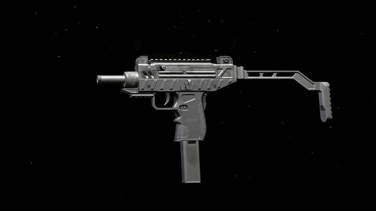 Vista lateral del WSP-Swarm SMG en Modern Warfare 3