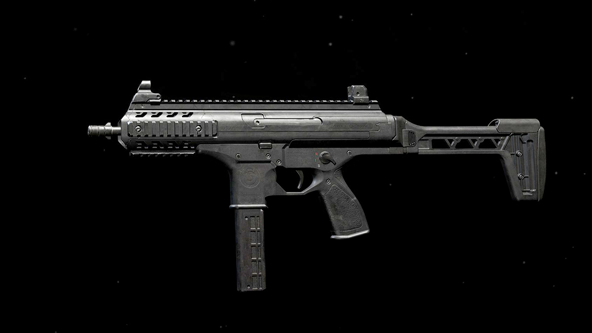 Vista lateral del HRM-9 SMG en Modern Warfare 3