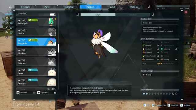 Página de Beegarde Paldex