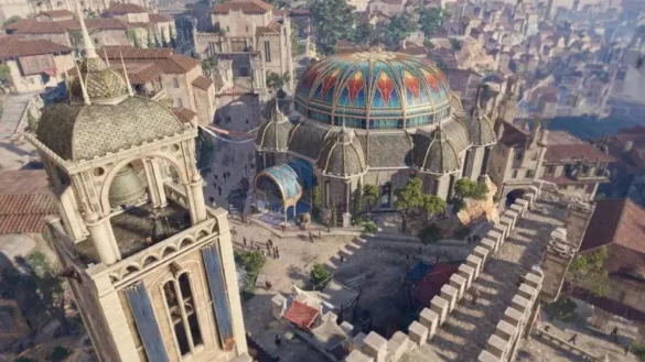 baldurs gate city from up high in baldurs gate 3