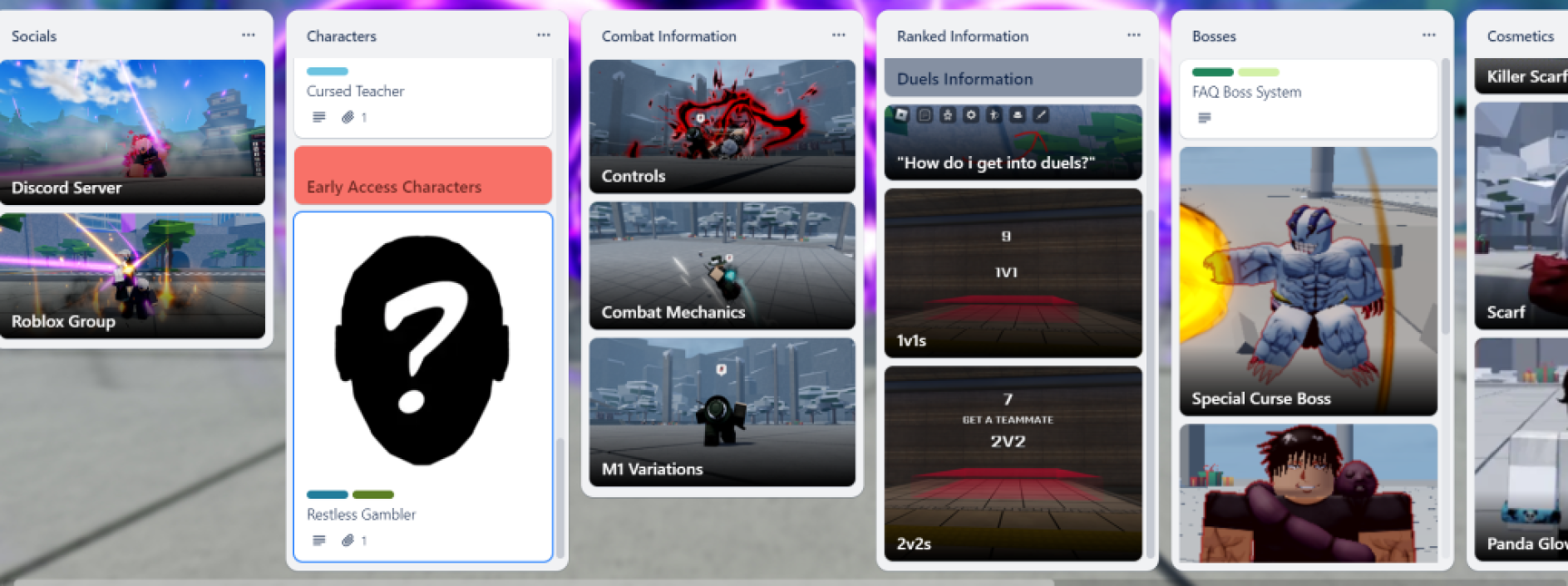 Servidor de discordia y enlace Trello de Arena Maldita 7