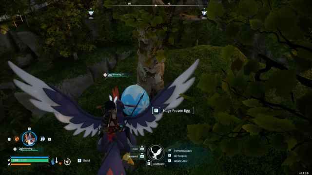 Enorme huevo congelado 