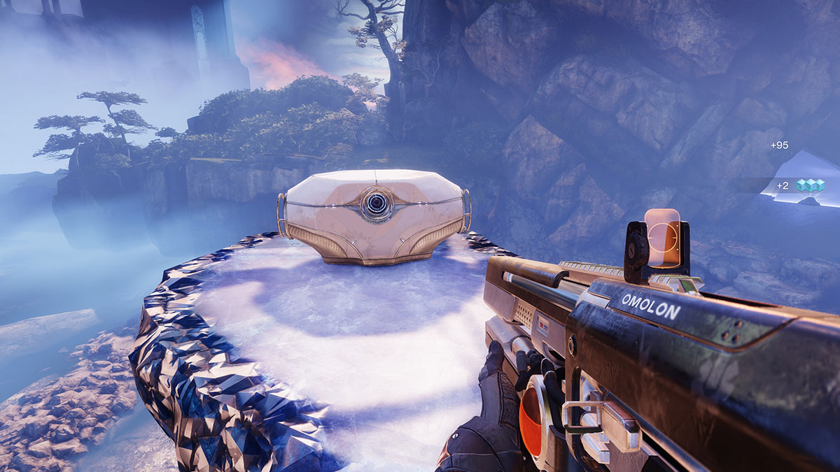 El cofre ascendente en el sector perdido de la Bahía de los Deseos Ahogados