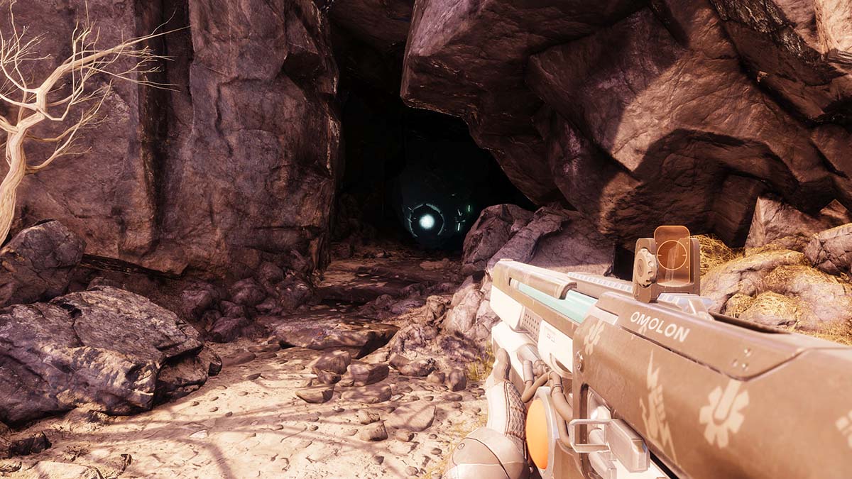 El portal en la columna de Keres que conduce a la Confluencia.