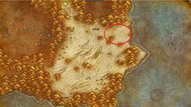 Ubicación de los vagabundos