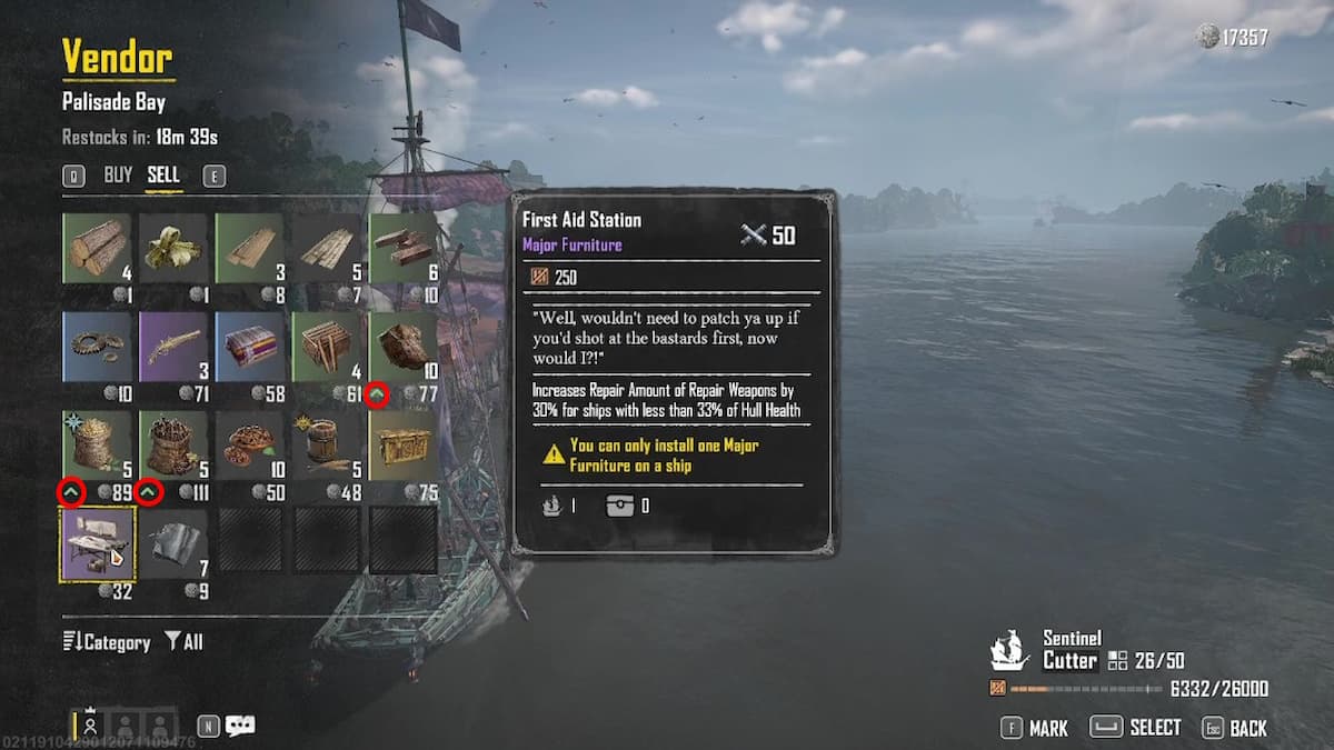 Los mejores artículos y productos básicos para vender en Skull and Bones 10 Vender productos básicos cuando la necesidad sea alta.