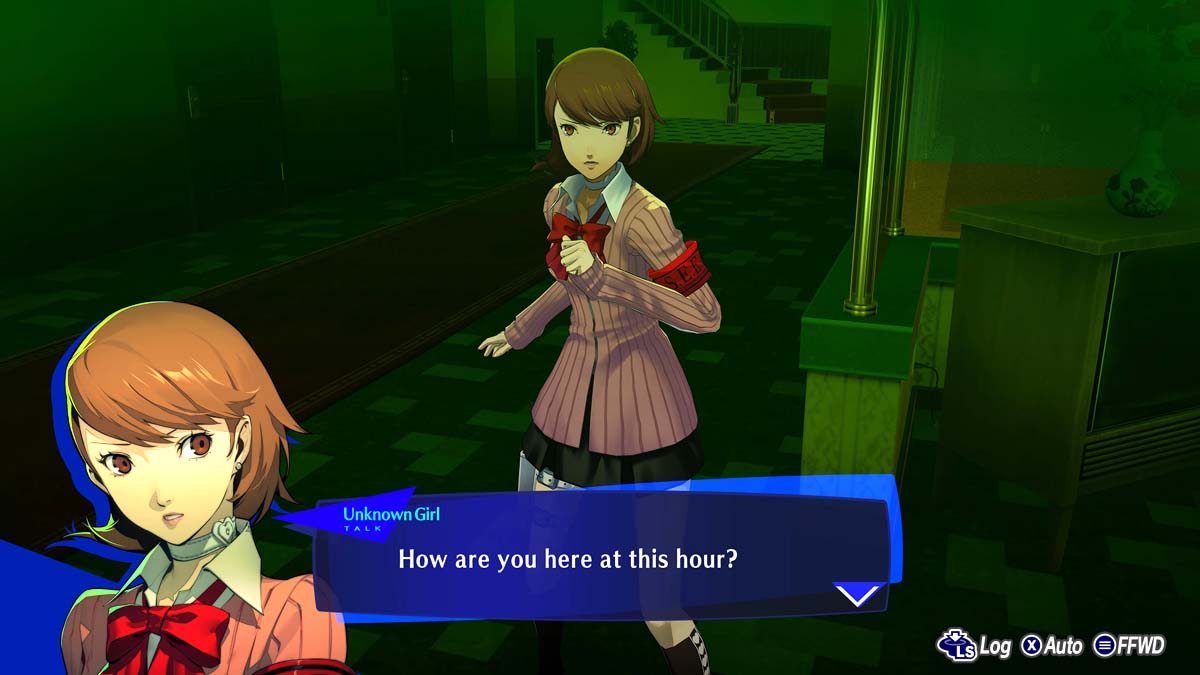 Ykari ha encontrado a una chica desconocida en el edificio.