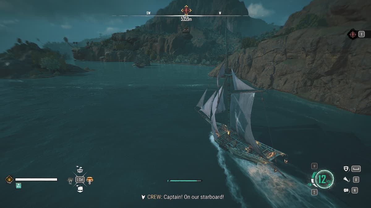 Llamada de la tripulación mientras navega. 