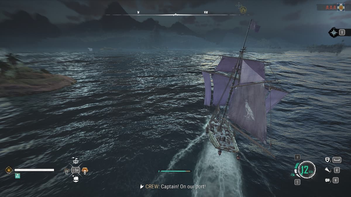 Llamada de la tripulación durante el saqueo. 