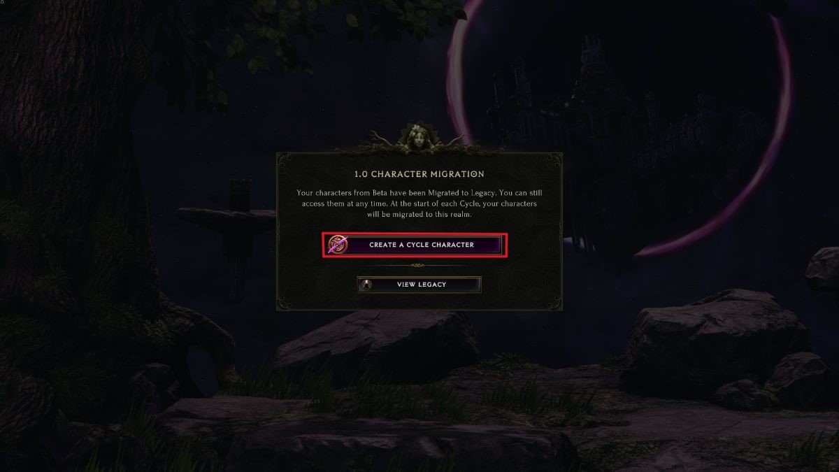 Creación de personajes del ciclo de la última época.