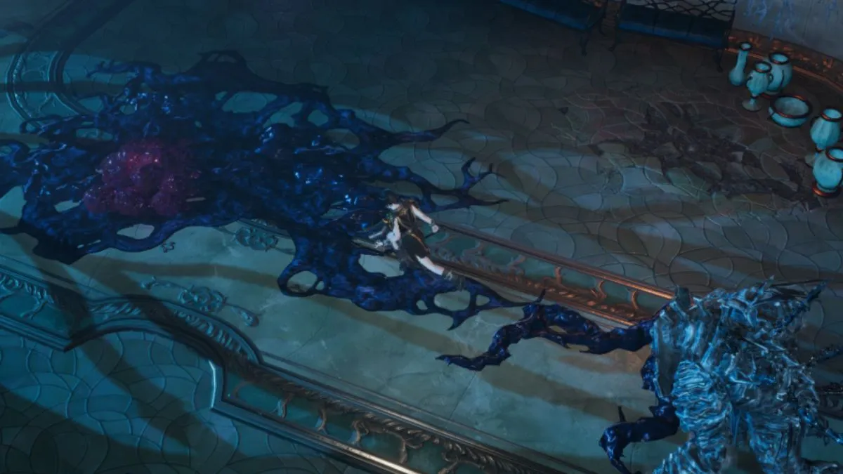 Acólito corriendo en la mazmorra de Última Época.