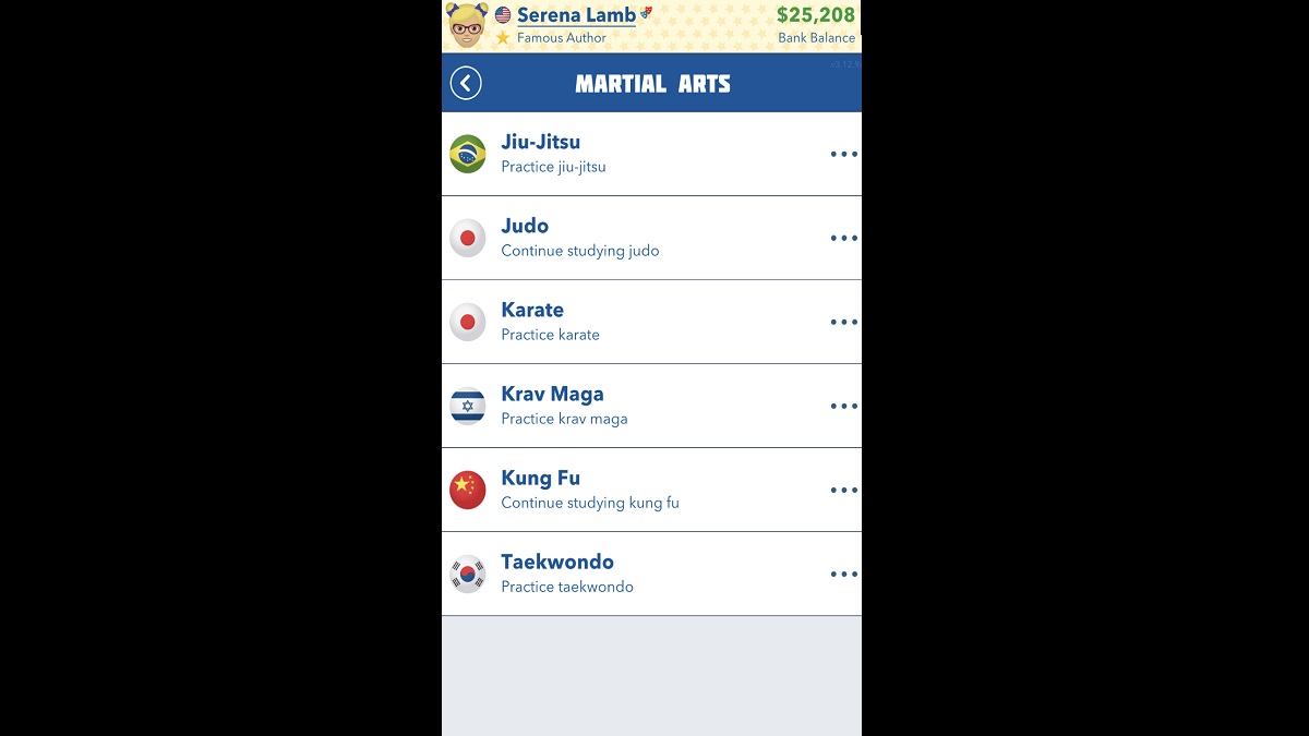 Cómo completar el desafío La belleza es dolor en BitLife 9 Opciones de artes marciales en BitLife
