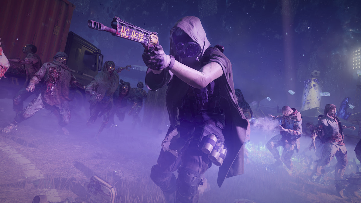 horda de zombies persiguiendo a un jugador 