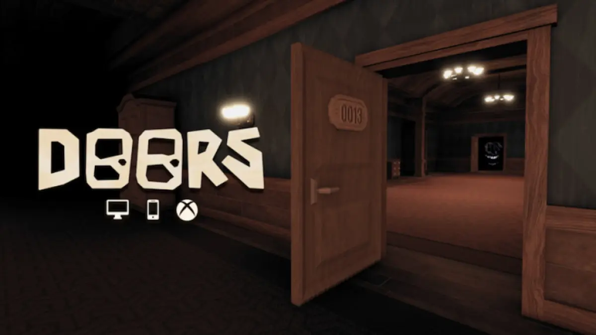 Una puerta abierta en Roblox DOORS
