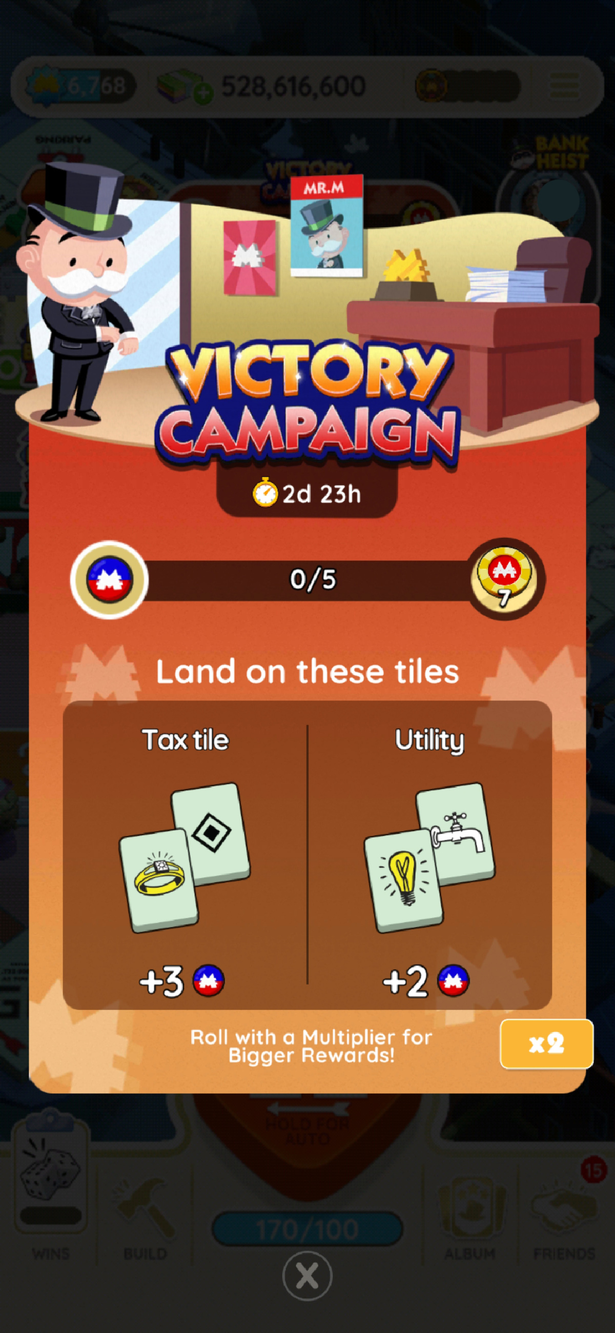 Todas las recompensas e hitos de la campaña de victoria en Monopoly GO, enumeradas 7 Una imagen de tamaño completo del evento Victory Campaign en Monopoly GO que muestra al Sr. Monopoly en una oficina de campaña. La imagen es parte de un artículo sobre todas las recompensas e hitos del evento Campaña de Victoria en Monopoly GO.
