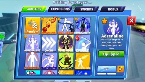 ¿Qué es la habilidad de Adrenalina en Blade Ball y cómo conseguirla – Roblox
