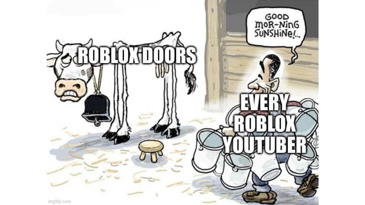 Roblox : Memes De PUERTAS De Roblox 23