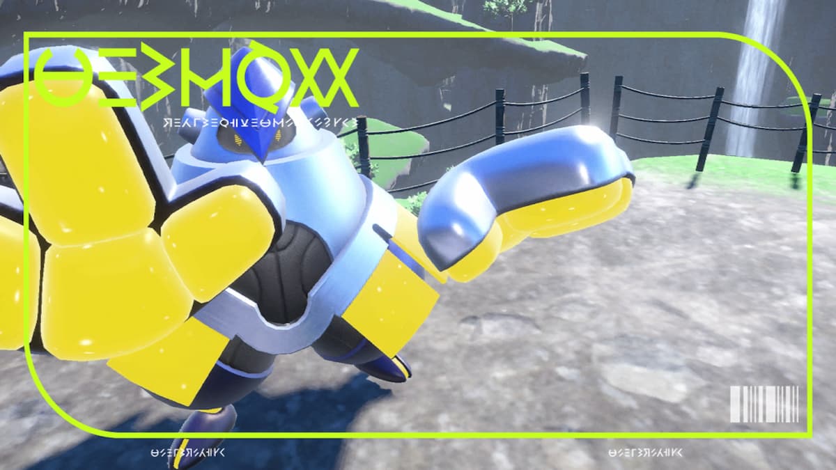 Imagen de la Pokédex de Paldea de Manos de Hierro.