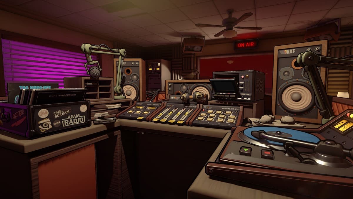 estudio de radio