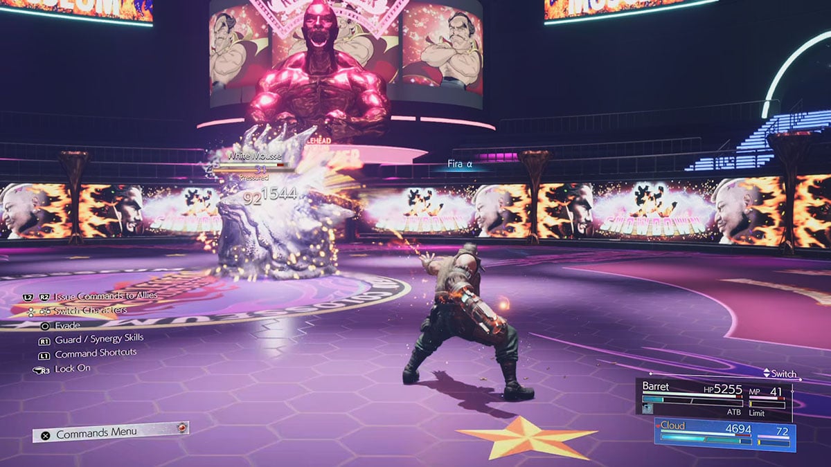 Cómo presionar a los enemigos de White Mousse en Final Fantasy 7 Rebirth 7 Aplicar presión a un enemigo de White Mousse en Final Fantasy 7 Rebirth